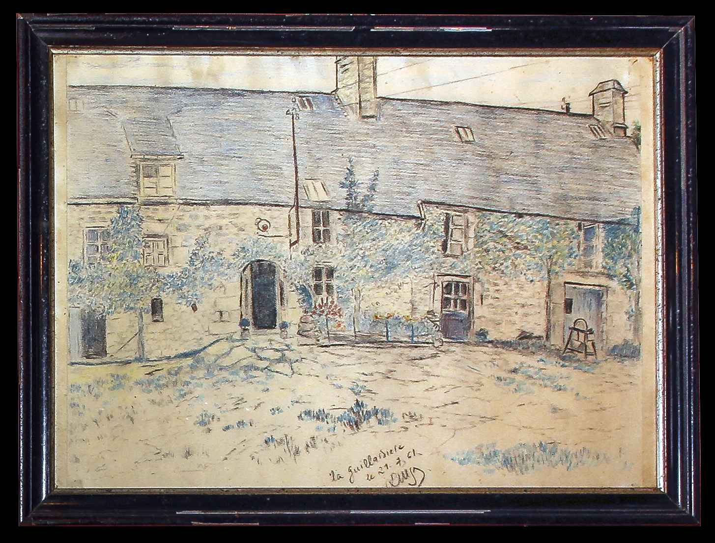 La maison de La Guillardière dans les années 60